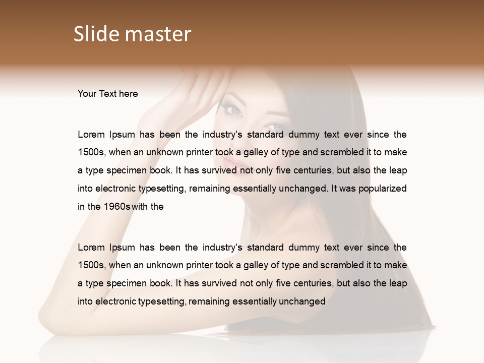 Gorgeous Copy Space White Background PowerPoint Template