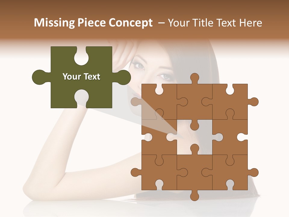 Gorgeous Copy Space White Background PowerPoint Template