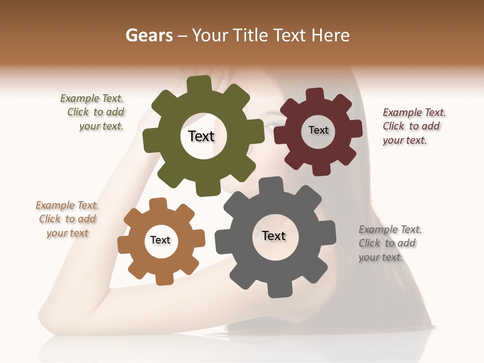 Gorgeous Copy Space White Background PowerPoint Template