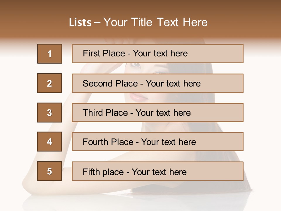 Gorgeous Copy Space White Background PowerPoint Template