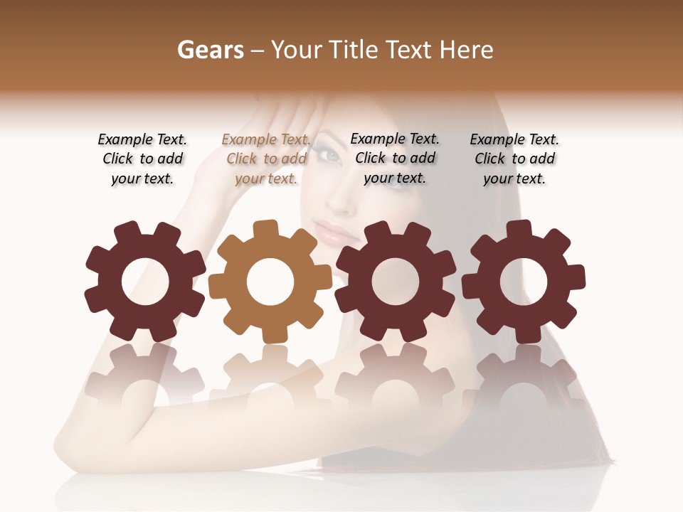 Gorgeous Copy Space White Background PowerPoint Template