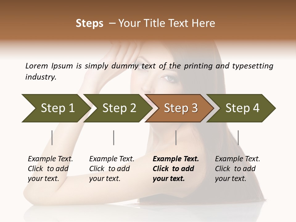 Gorgeous Copy Space White Background PowerPoint Template