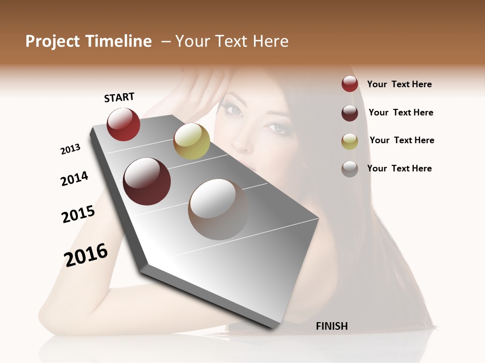 Gorgeous Copy Space White Background PowerPoint Template