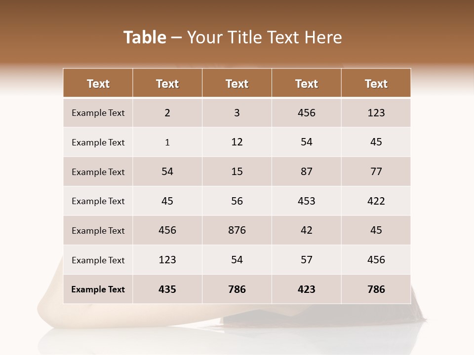 Gorgeous Copy Space White Background PowerPoint Template