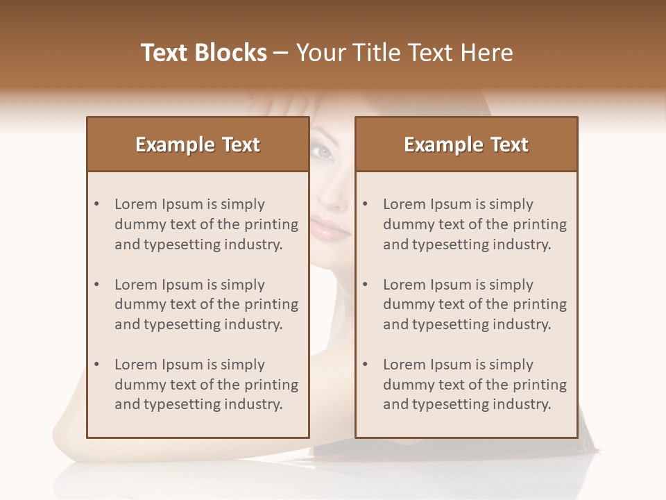 Gorgeous Copy Space White Background PowerPoint Template