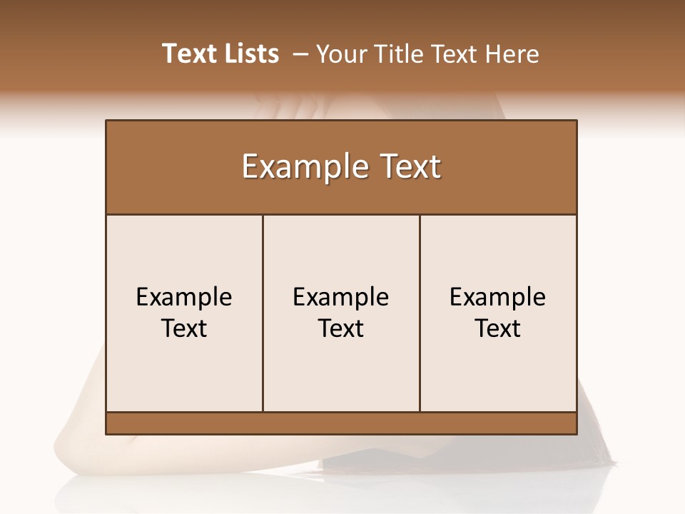 Gorgeous Copy Space White Background PowerPoint Template