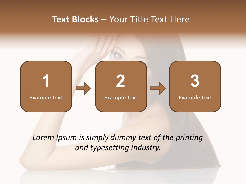 Gorgeous Copy Space White Background PowerPoint Template