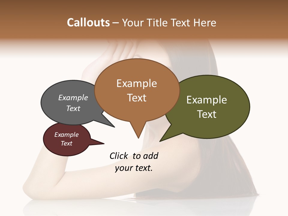 Gorgeous Copy Space White Background PowerPoint Template