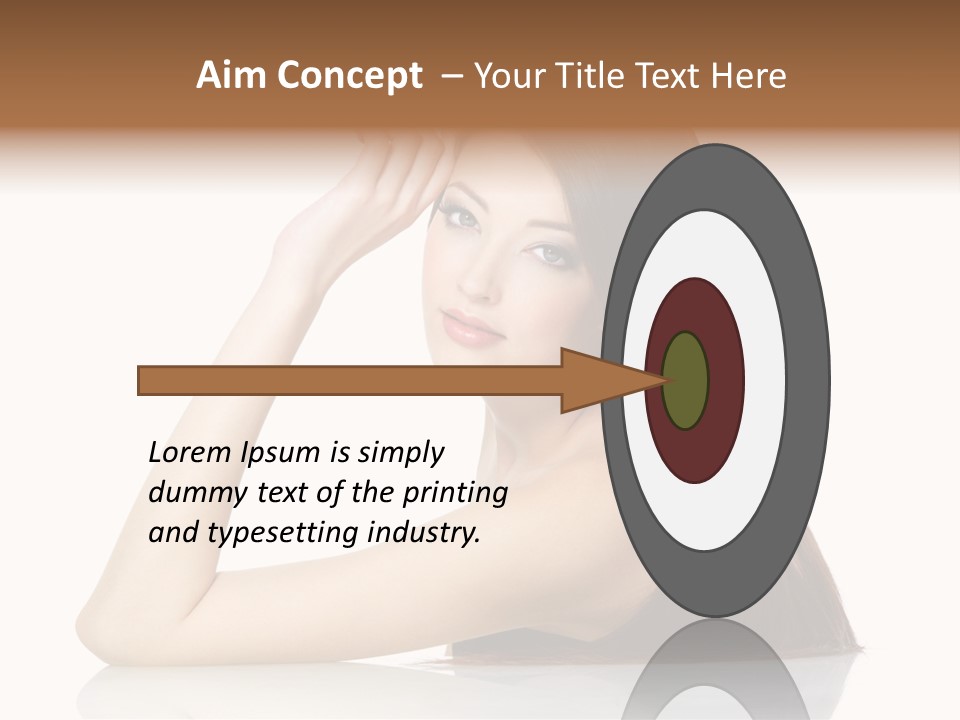 Gorgeous Copy Space White Background PowerPoint Template