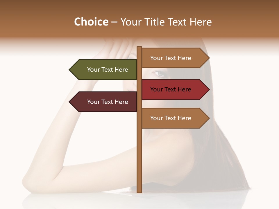 Gorgeous Copy Space White Background PowerPoint Template