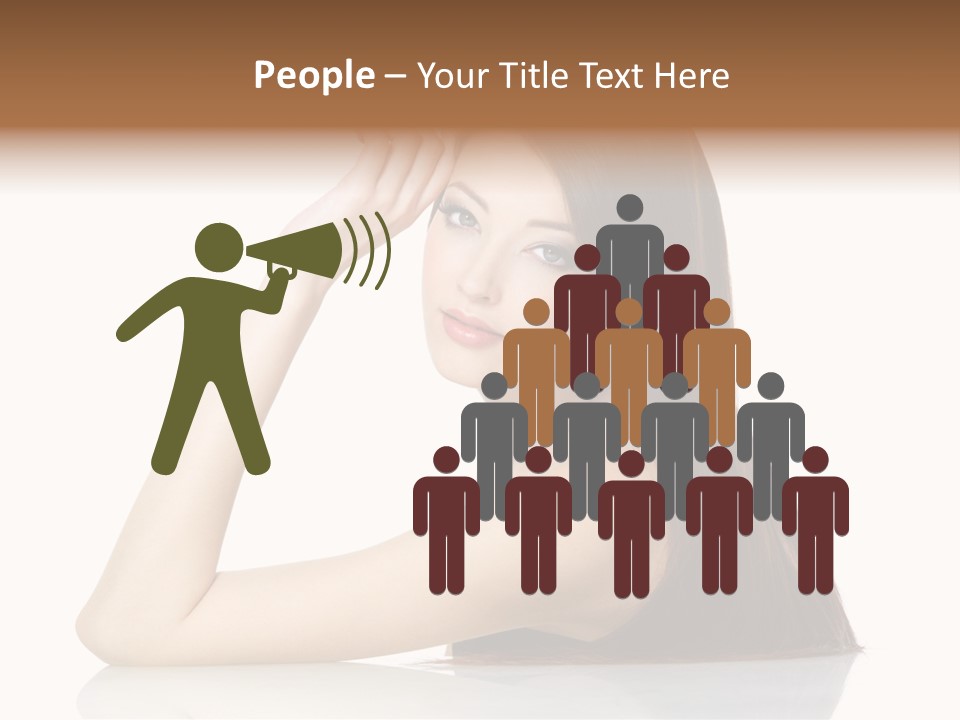 Gorgeous Copy Space White Background PowerPoint Template