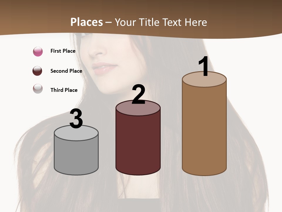 Woman Beauty Horizontal PowerPoint Template