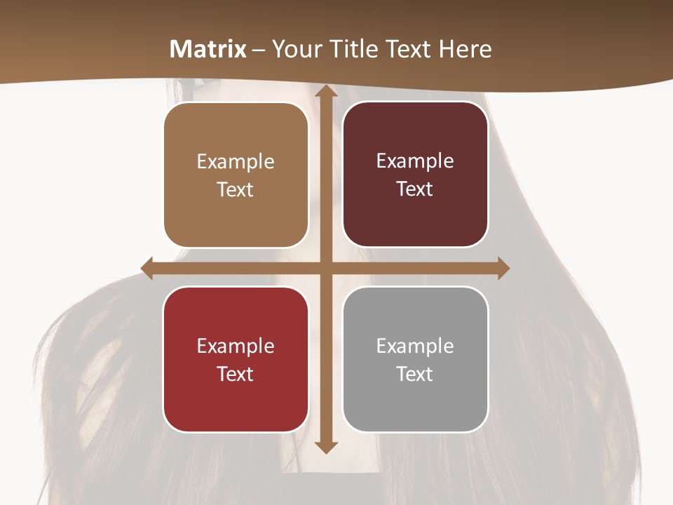 Woman Beauty Horizontal PowerPoint Template