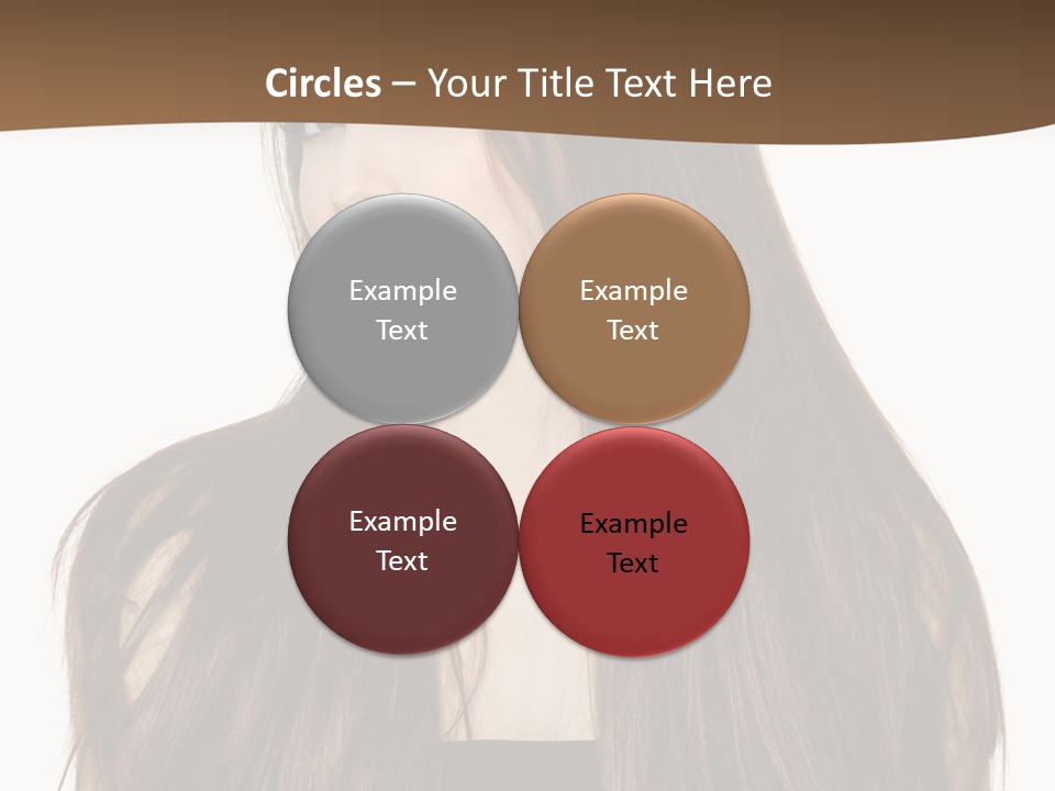 Woman Beauty Horizontal PowerPoint Template