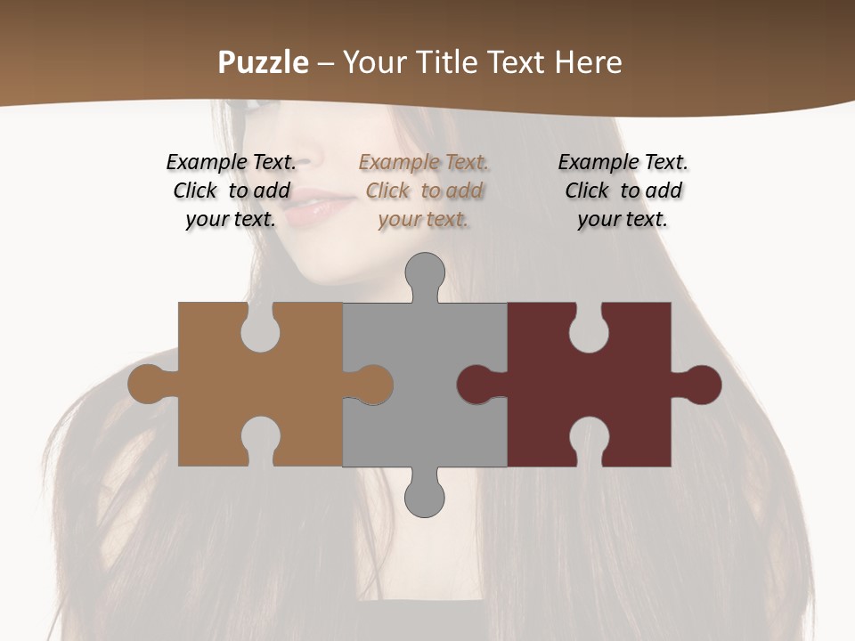 Woman Beauty Horizontal PowerPoint Template