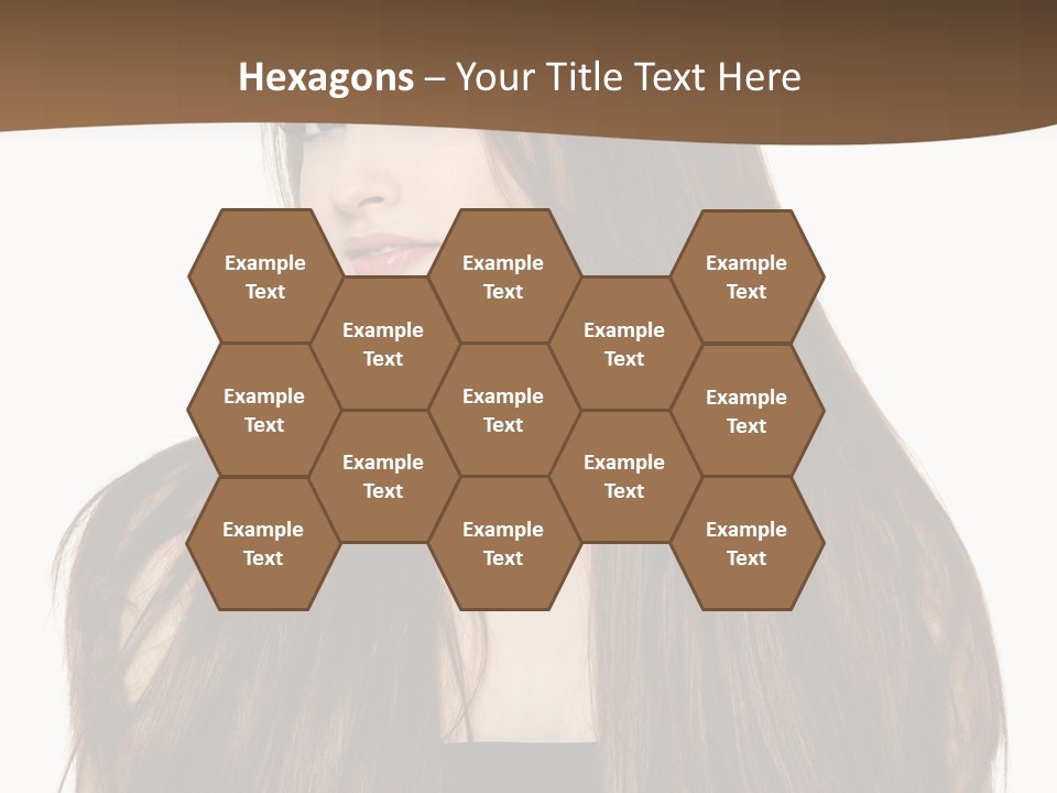 Woman Beauty Horizontal PowerPoint Template