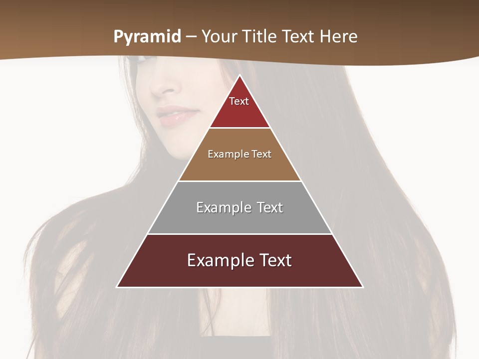 Woman Beauty Horizontal PowerPoint Template