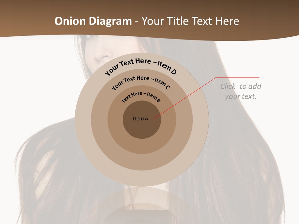 Woman Beauty Horizontal PowerPoint Template