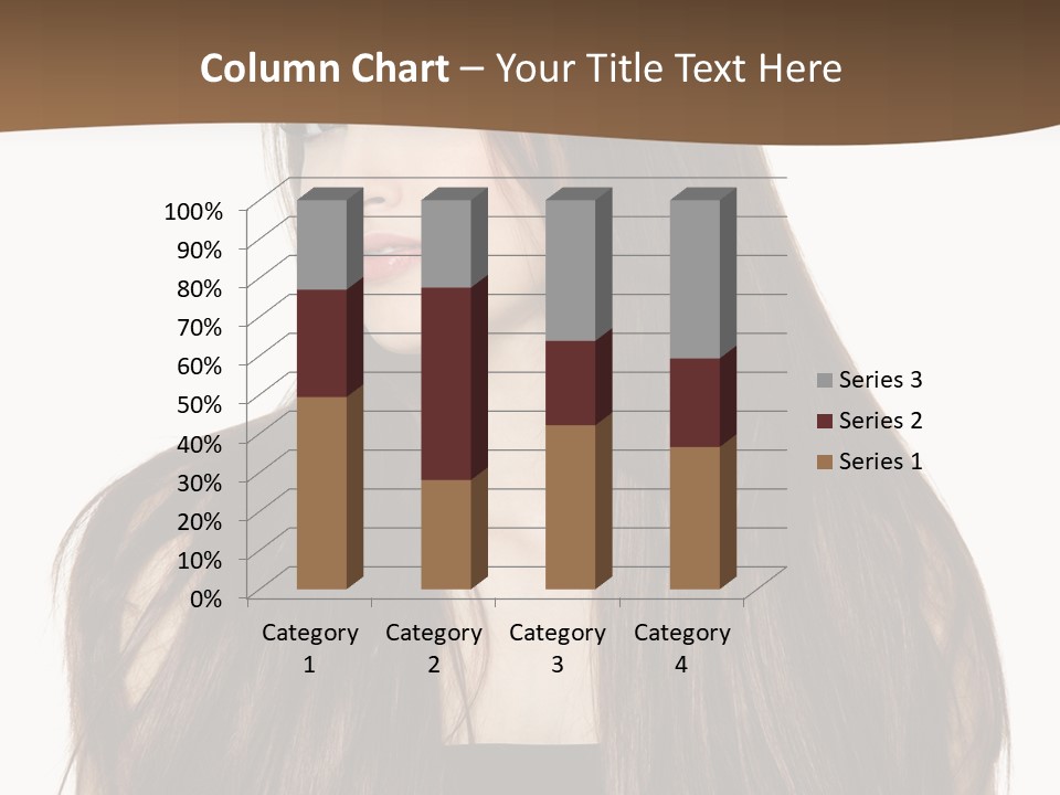 Woman Beauty Horizontal PowerPoint Template