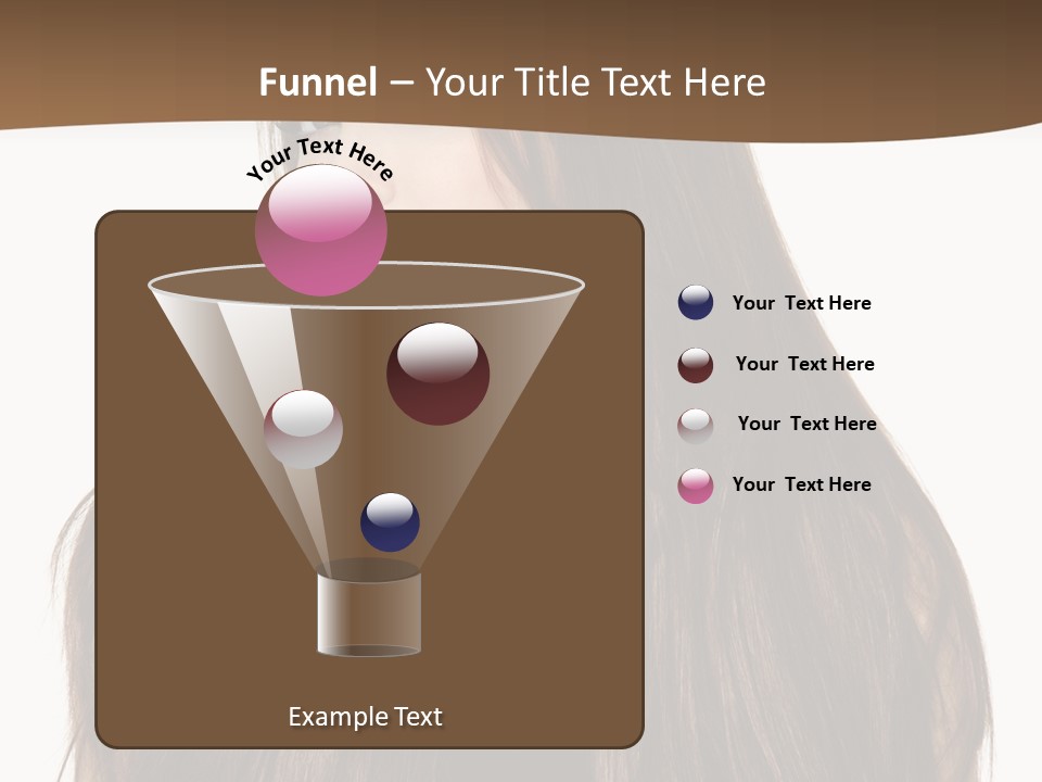 Woman Beauty Horizontal PowerPoint Template