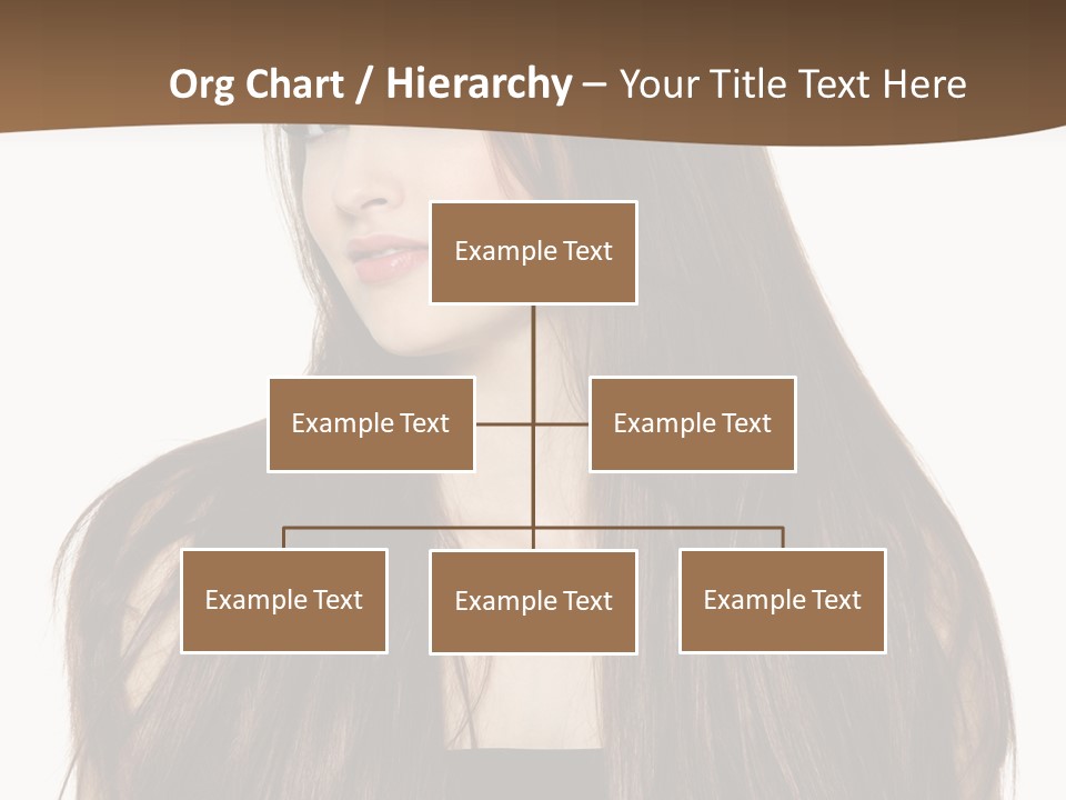 Woman Beauty Horizontal PowerPoint Template