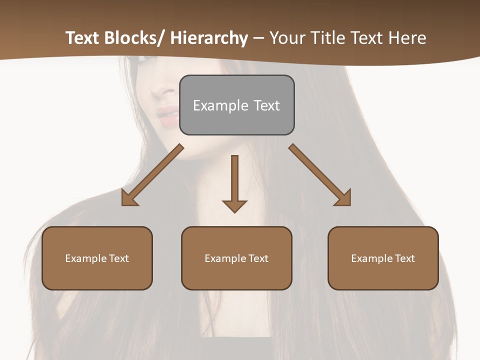 Woman Beauty Horizontal PowerPoint Template