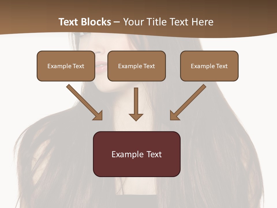 Woman Beauty Horizontal PowerPoint Template