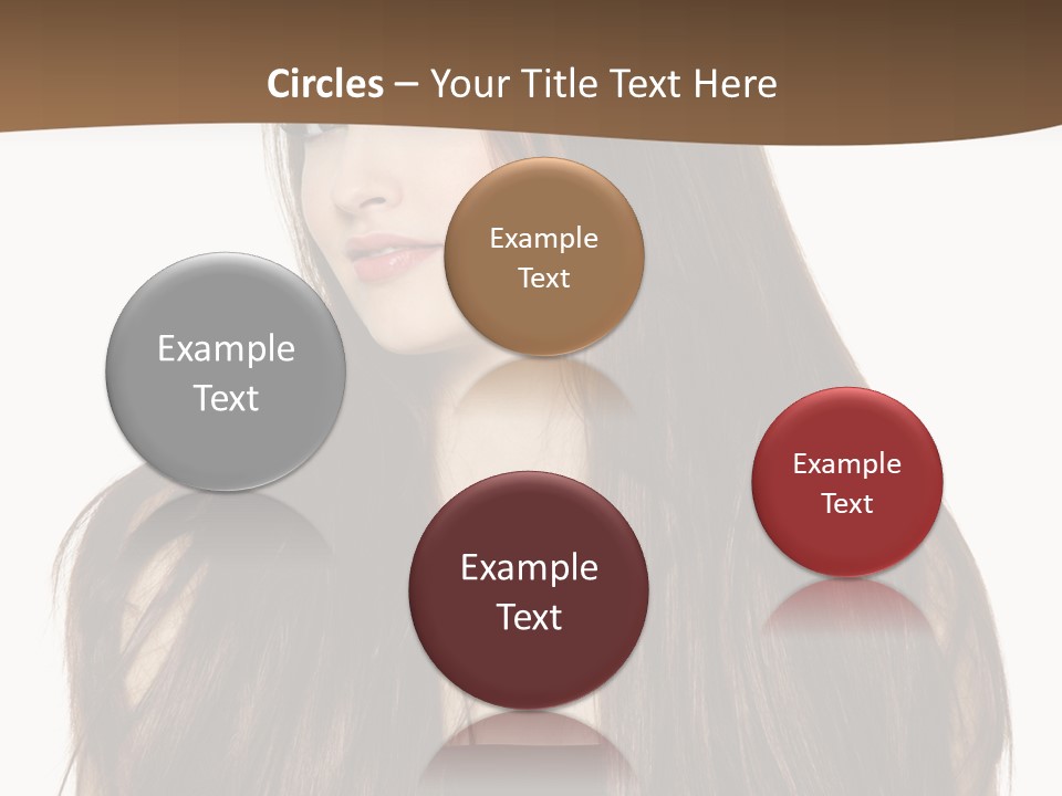 Woman Beauty Horizontal PowerPoint Template
