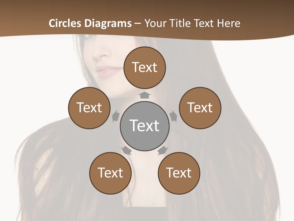 Woman Beauty Horizontal PowerPoint Template