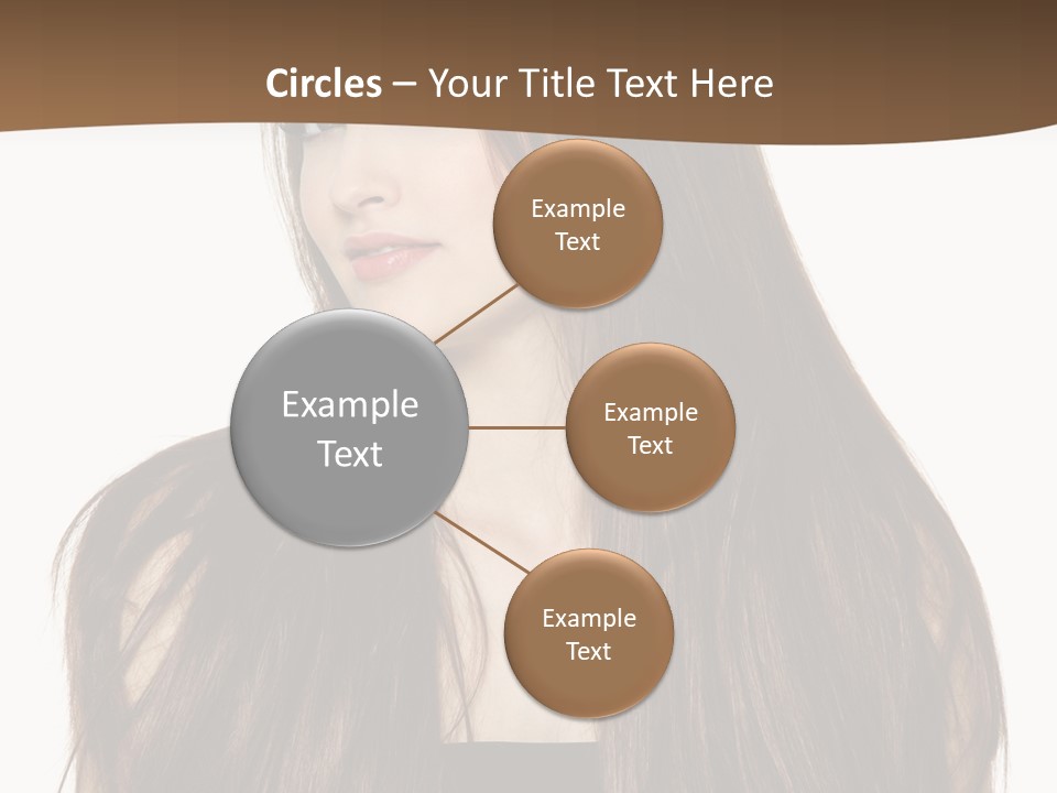 Woman Beauty Horizontal PowerPoint Template