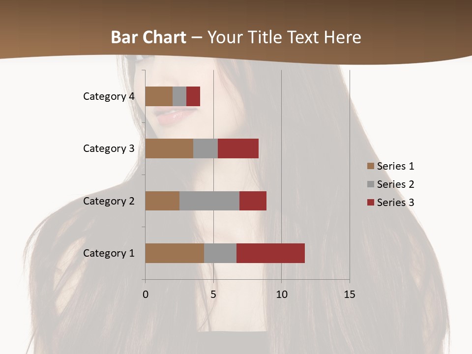 Woman Beauty Horizontal PowerPoint Template