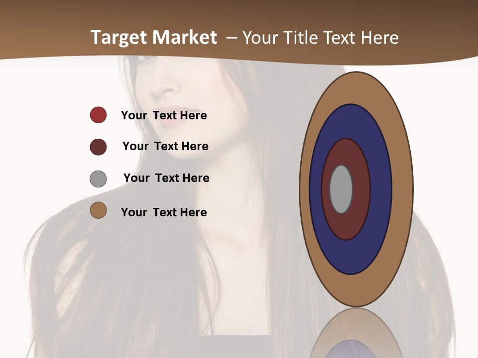 Woman Beauty Horizontal PowerPoint Template