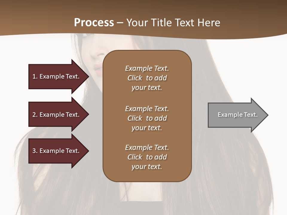 Woman Beauty Horizontal PowerPoint Template