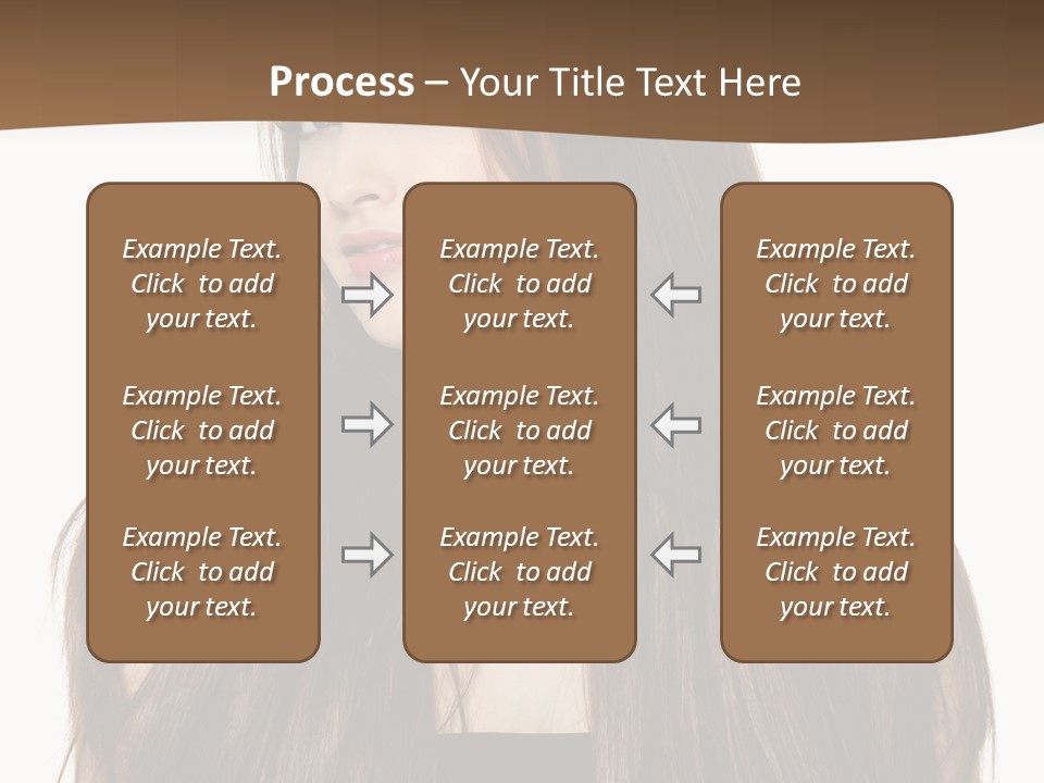 Woman Beauty Horizontal PowerPoint Template