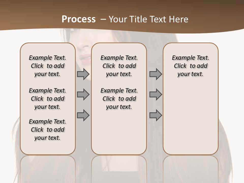 Woman Beauty Horizontal PowerPoint Template