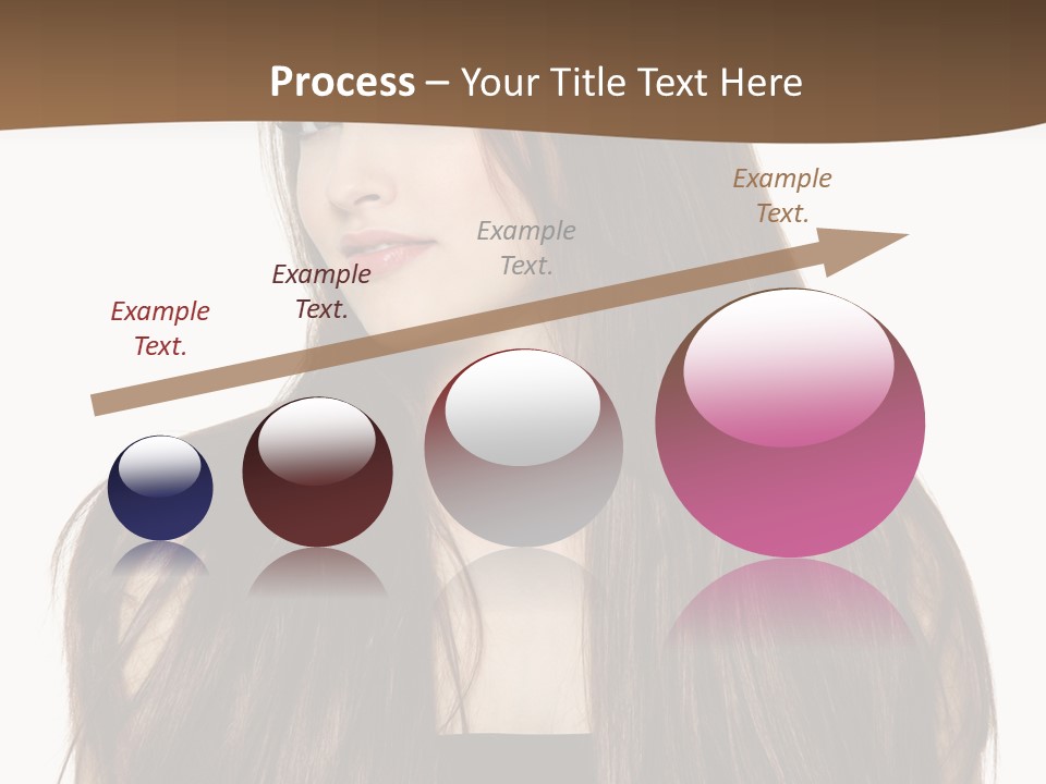 Woman Beauty Horizontal PowerPoint Template