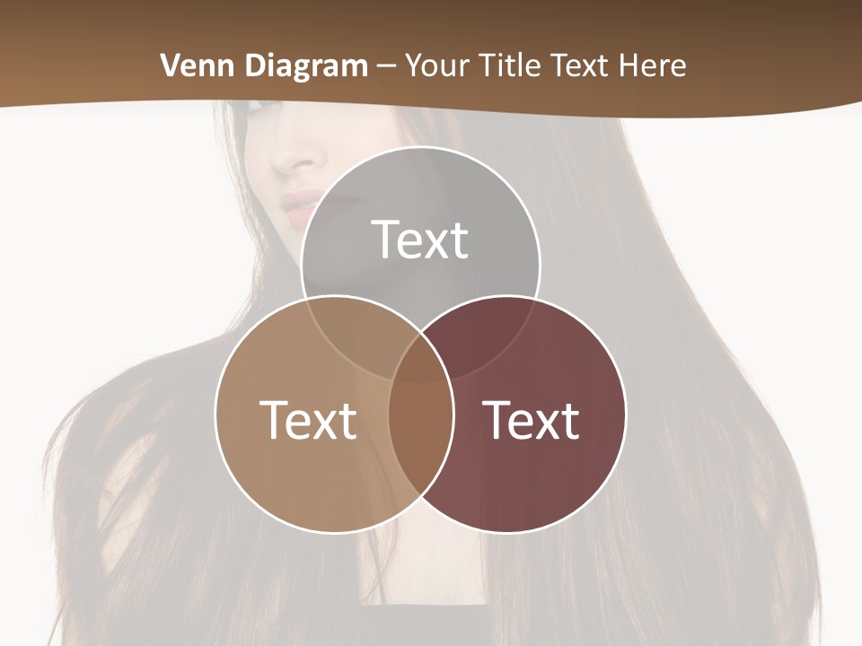 Woman Beauty Horizontal PowerPoint Template