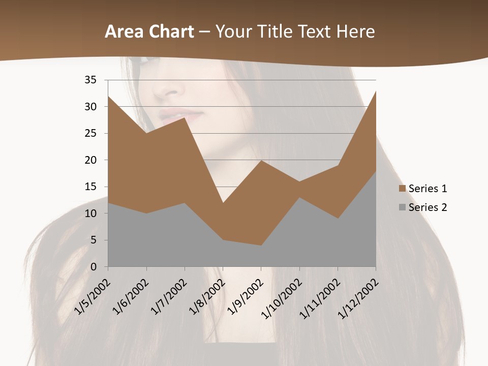 Woman Beauty Horizontal PowerPoint Template