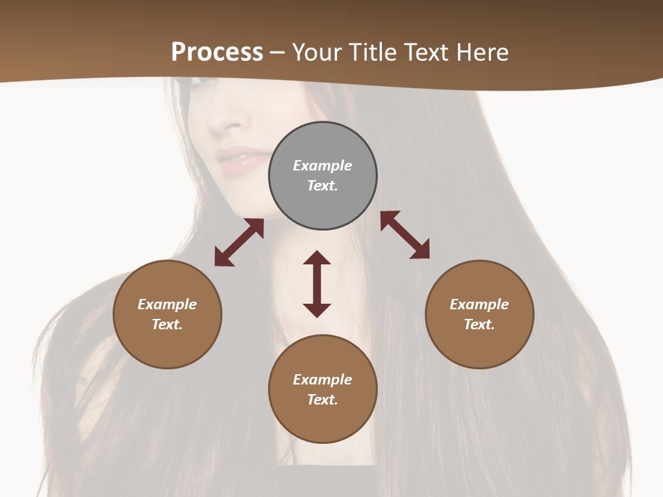 Woman Beauty Horizontal PowerPoint Template