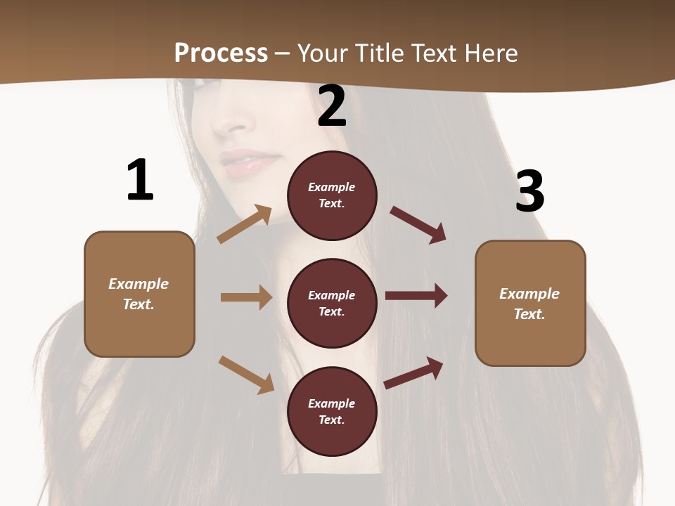 Woman Beauty Horizontal PowerPoint Template