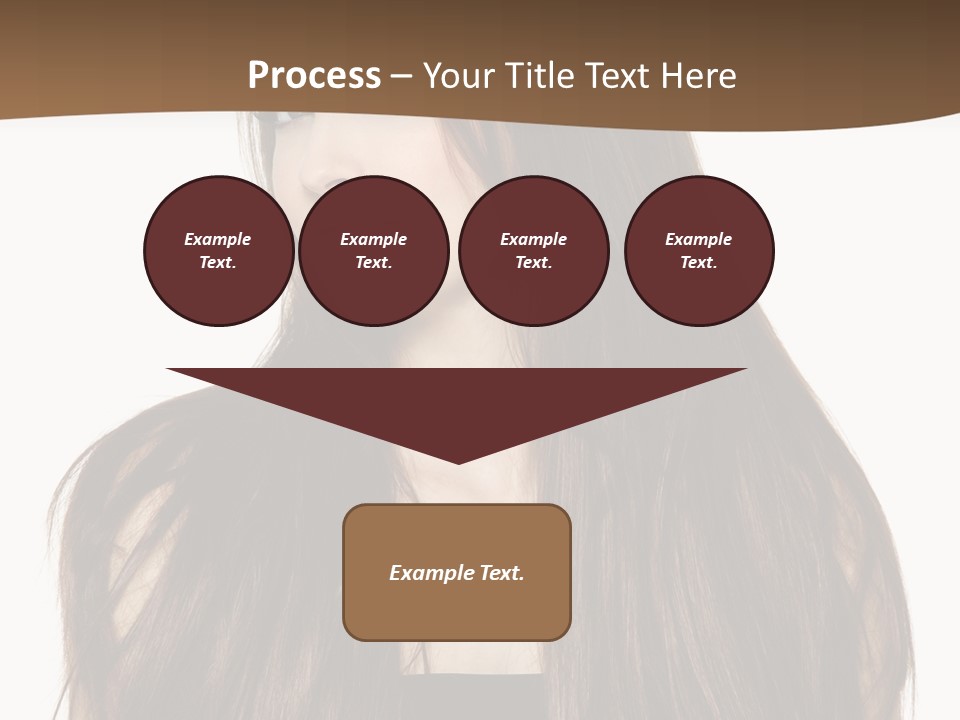 Woman Beauty Horizontal PowerPoint Template