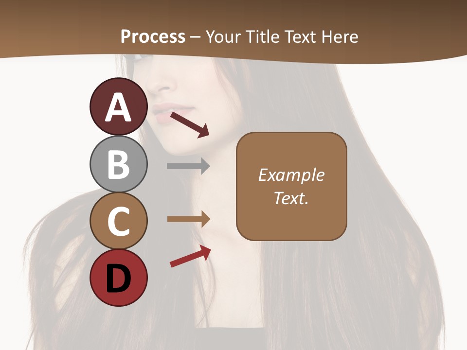 Woman Beauty Horizontal PowerPoint Template