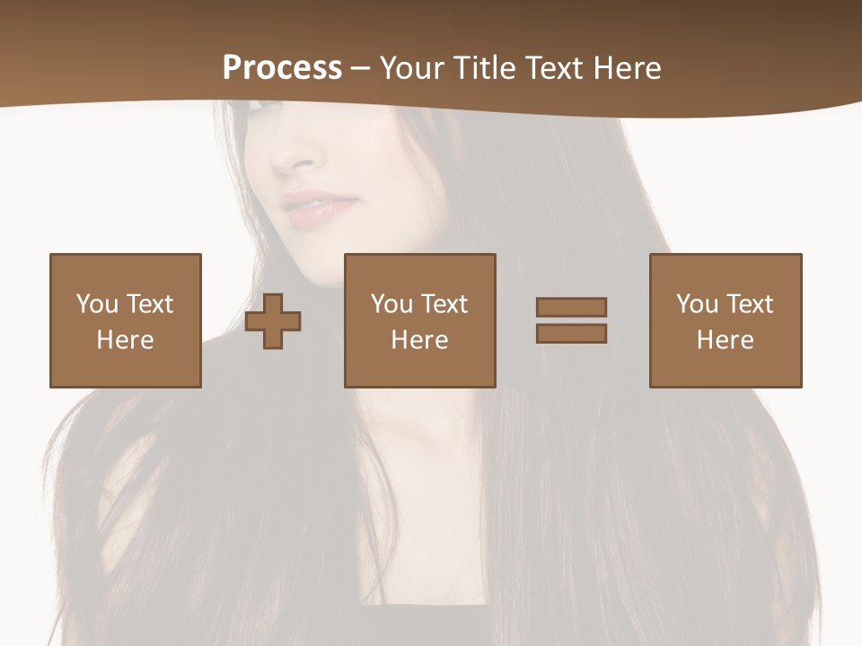Woman Beauty Horizontal PowerPoint Template