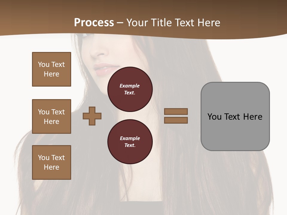 Woman Beauty Horizontal PowerPoint Template