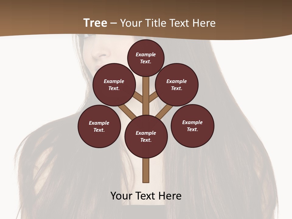 Woman Beauty Horizontal PowerPoint Template