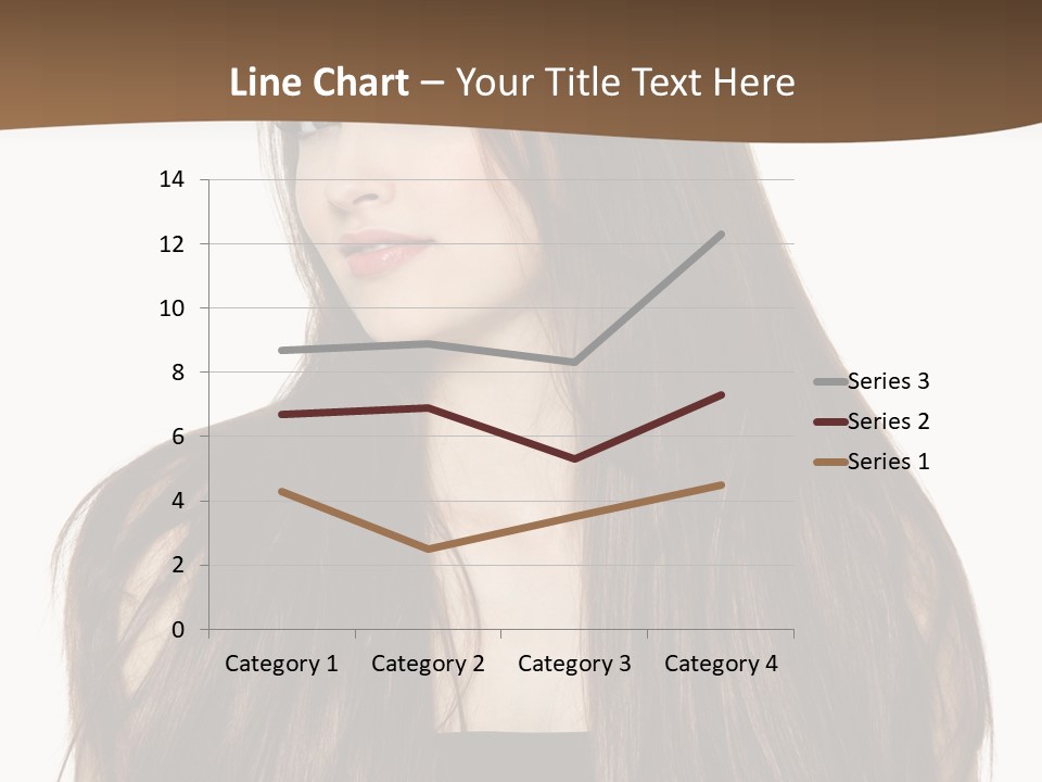 Woman Beauty Horizontal PowerPoint Template