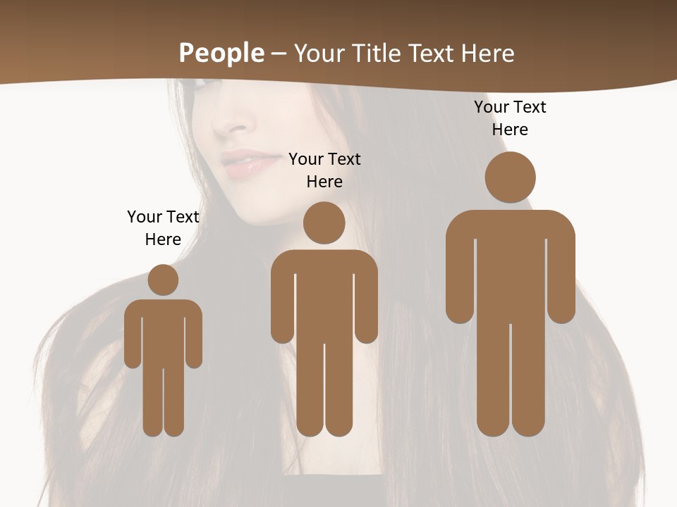 Woman Beauty Horizontal PowerPoint Template