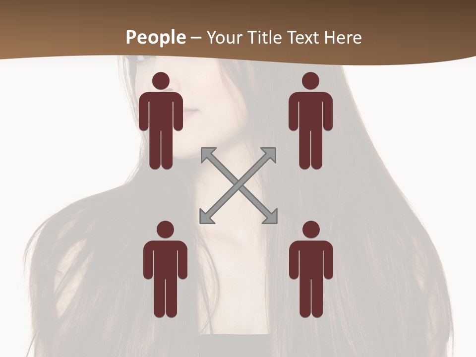 Woman Beauty Horizontal PowerPoint Template