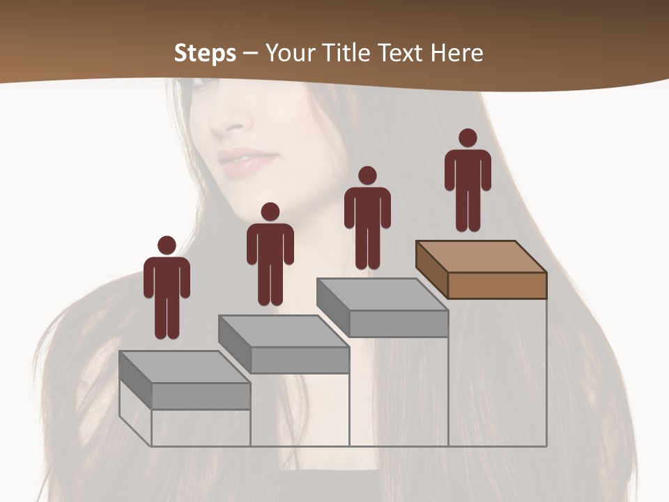 Woman Beauty Horizontal PowerPoint Template