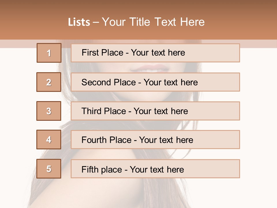 Beautiful Isolated Long PowerPoint Template